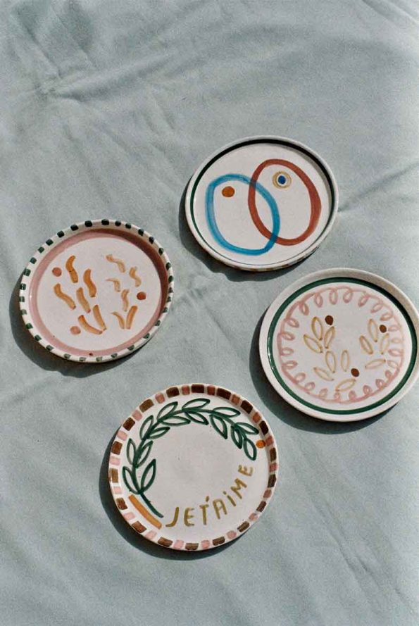 lrnce-ceramics-plates-couronnedenoelsetof4